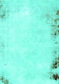 Solid Turquoise Modern Rug, abs1975turq