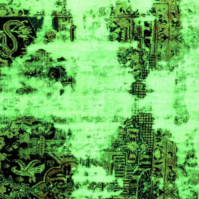 Abstract Green Modern Rug, abs1976grn