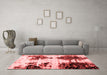 Modern Red Washable Rugs