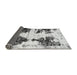 Sideview of Abstract Gray Modern Rug, abs1976gry