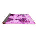 Sideview of Abstract Pink Modern Rug, abs1976pnk