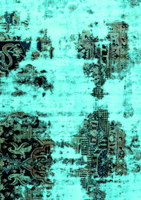 Abstract Turquoise Modern Rug, abs1976turq