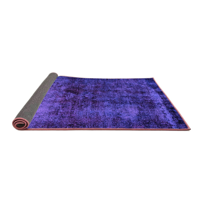 Sideview of Persian Purple Bohemian Rug, abs1977pur