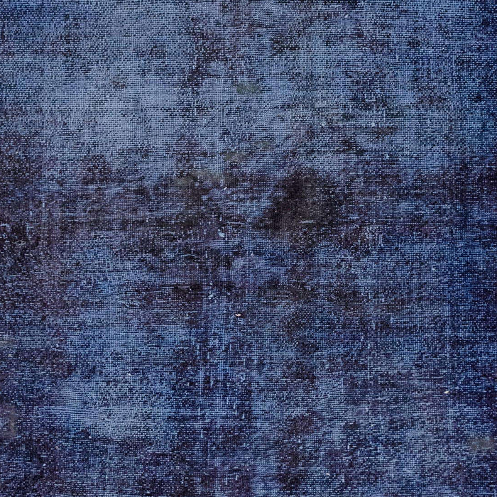 Machine Washable Abstract Silk Blue Rug, wshabs1977