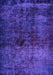 Machine Washable Persian Purple Bohemian Area Rugs, wshabs1977pur