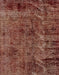 Abstract Saffron Red Modern Rug, abs1978