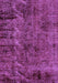 Machine Washable Abstract Purple Modern Area Rugs, wshabs1978pur