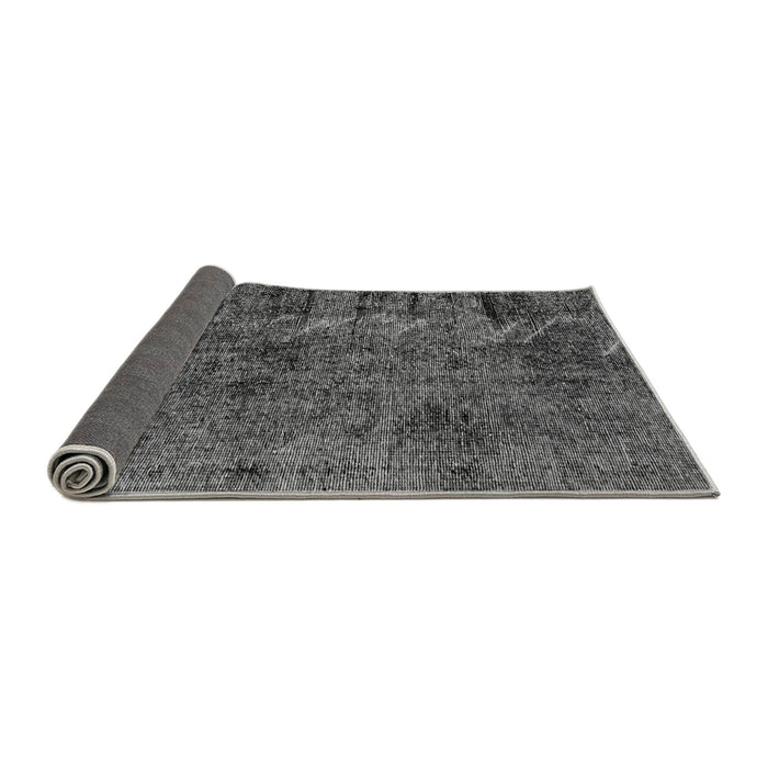 Sideview of Abstract Gray Modern Rug, abs1978gry