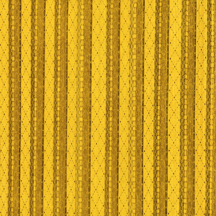 Square Solid Yellow Modern Rug, abs197yw