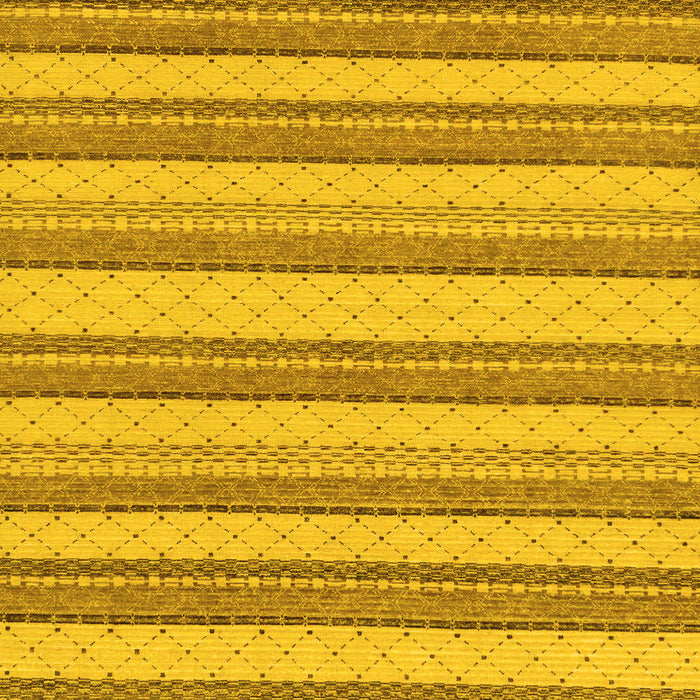 Machine Washable Solid Yellow Modern Rug, wshabs197yw