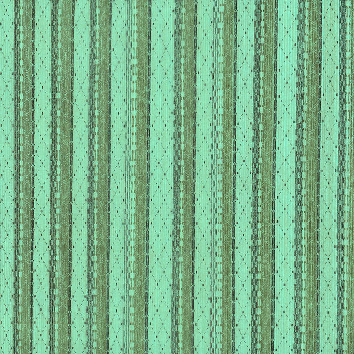 Square Machine Washable Solid Turquoise Modern Area Rugs, wshabs197turq