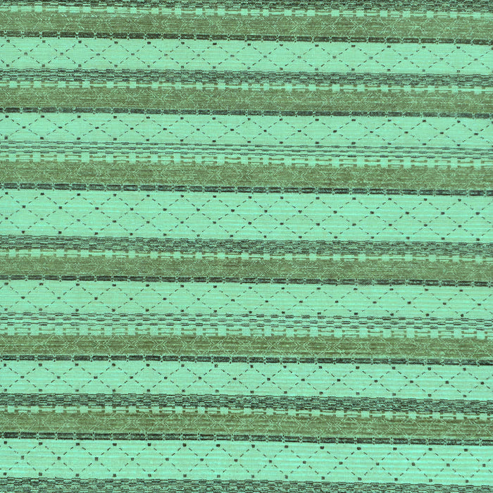 Machine Washable Solid Turquoise Modern Area Rugs, wshabs197turq