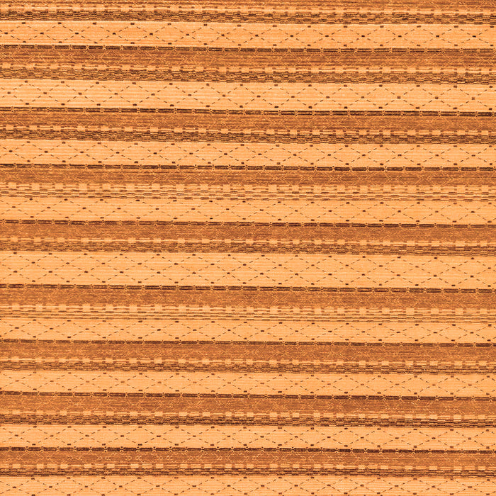 Square Solid Orange Modern Rug, abs197org