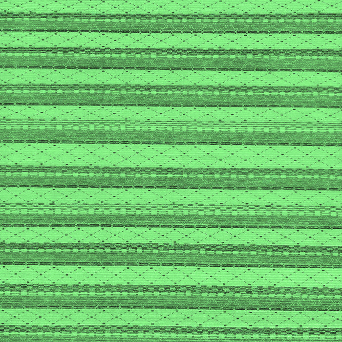 Square Machine Washable Solid Emerald Green Modern Area Rugs, wshabs197emgrn