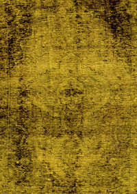 Abstract Yellow Modern Rug, abs1980yw