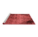 Modern Red Washable Rugs