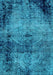 Machine Washable Abstract Light Blue Modern Rug, wshabs1980lblu