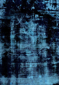 Abstract Light Blue Modern Rug, abs1981lblu