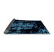 Sideview of Abstract Light Blue Modern Rug, abs1981lblu