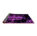 Sideview of Abstract Pink Modern Rug, abs1981pnk