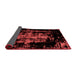 Abstract Red Modern Area Rugs