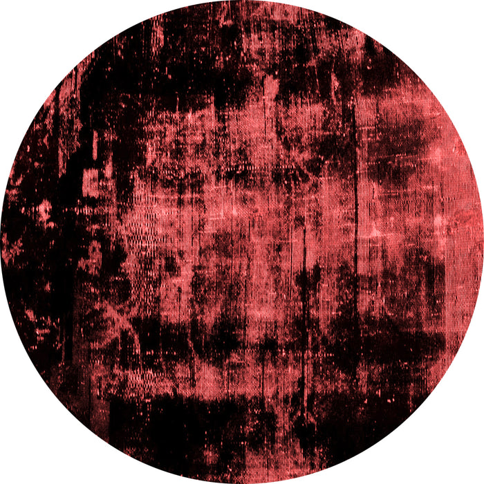 Machine Washable Abstract Red Modern Rug, wshabs1981red