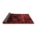 Abstract Red Modern Area Rugs