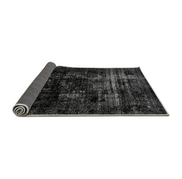 Sideview of Abstract Gray Modern Rug, abs1982gry