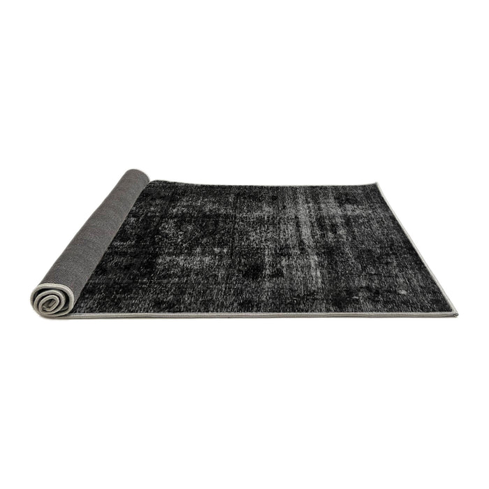 Sideview of Abstract Gray Modern Rug, abs1982gry