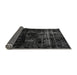 Sideview of Abstract Gray Modern Rug, abs1982gry