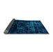 Sideview of Abstract Light Blue Modern Rug, abs1982lblu