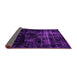 Sideview of Abstract Pink Modern Rug, abs1982pnk