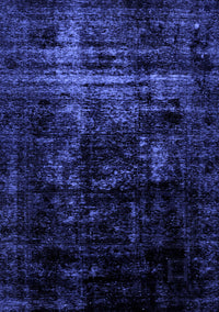 Abstract Blue Modern Rug, abs1982blu