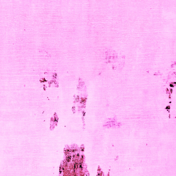 Square Machine Washable Abstract Pink Modern Rug, wshabs1983pnk