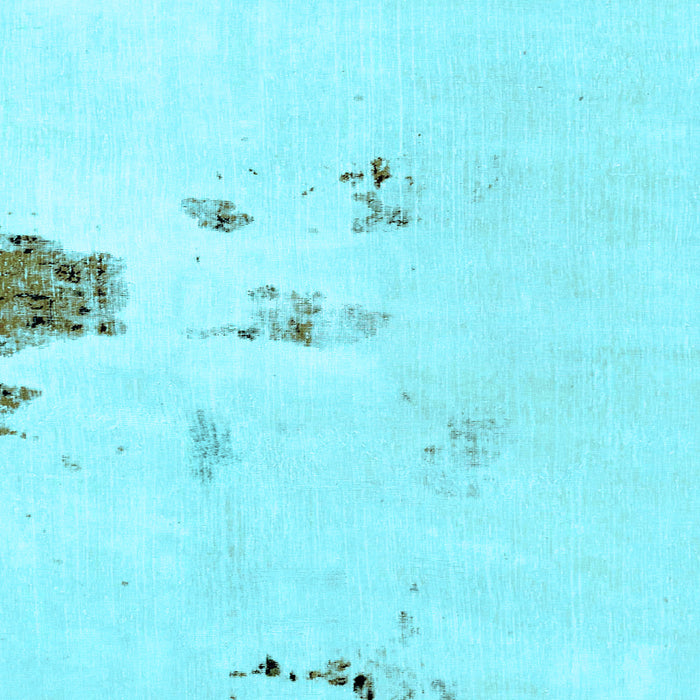 Square Machine Washable Abstract Light Blue Modern Rug, wshabs1983lblu