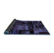 Sideview of Patchwork Blue Transitional Rug, abs1984blu