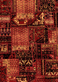 Patchwork Orange Transitional Rug, abs1984org