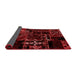 Patchwork Red Transitional Area Rugs