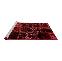Transitional Red Washable Rugs