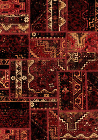 Patchwork Orange Transitional Rug, abs1985org