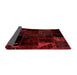 Patchwork Red Transitional Area Rugs