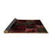 Sideview of Patchwork Brown Transitional Rug, abs1986brn