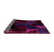 Sideview of Patchwork Pink Transitional Rug, abs1986pnk