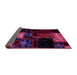 Sideview of Patchwork Pink Transitional Rug, abs1988pnk