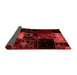 Patchwork Red Transitional Area Rugs