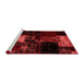 Transitional Red Washable Rugs