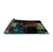 Sideview of Patchwork Light Blue Transitional Rug, abs1988lblu