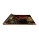 Sideview of Patchwork Brown Transitional Rug, abs1988brn