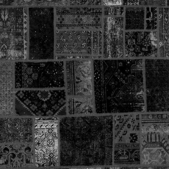 Patchwork Gray Transitional Rug, abs1989gry