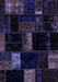 Patchwork Blue Transitional Rug, abs1989blu